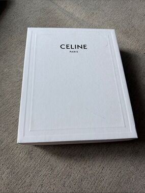 Celine White Logo Presentation Box